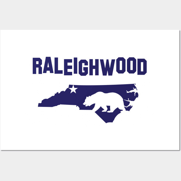 Raleighwood North Carolina Wall Art by Kyle O'Briant